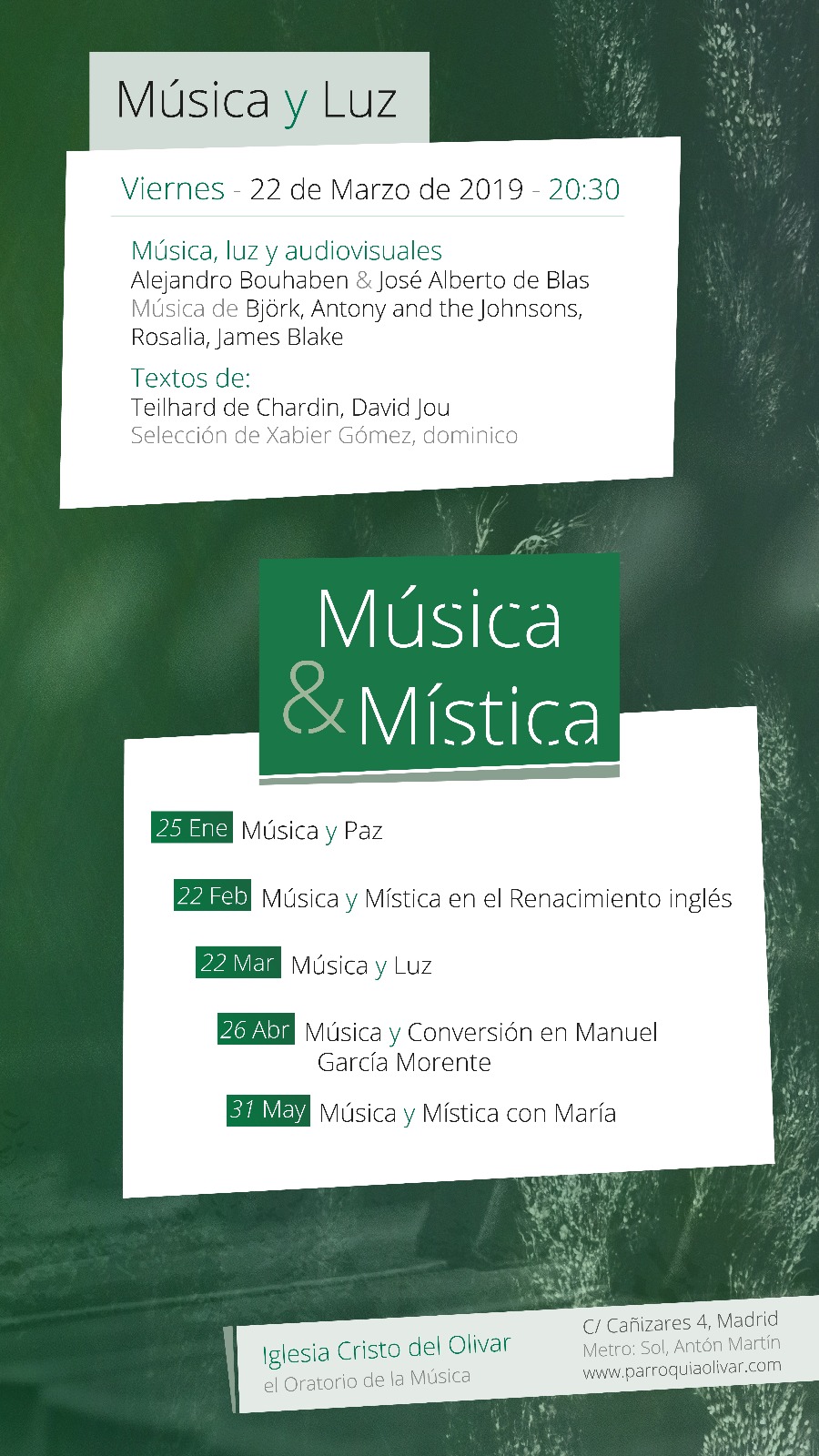 Música y Mística. Música y Luz